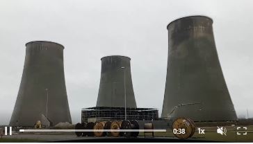 Sprengung Kühltürme Altkraftwerk Boxberg